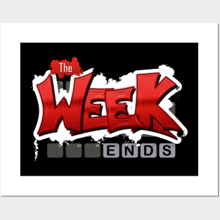 The Week Ends logo Posters and Art